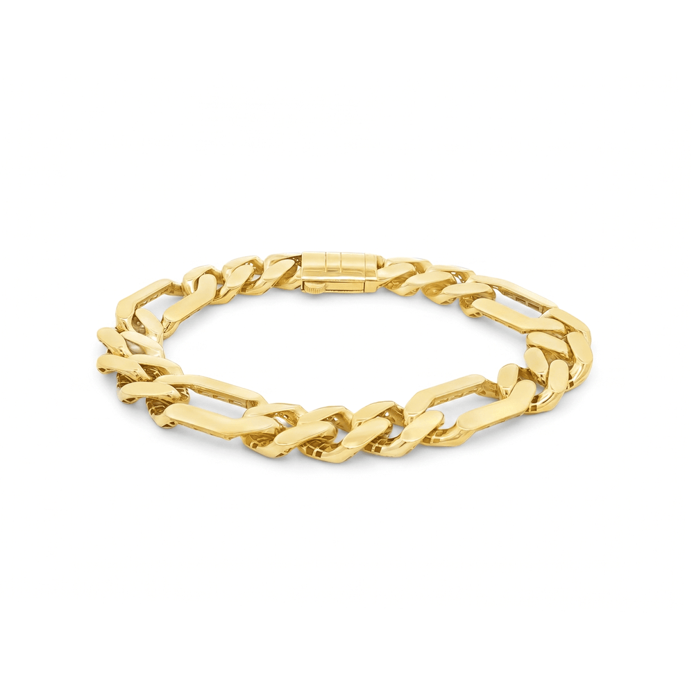 Gold Sovereign Link Gold Bracelet in 18K Gold