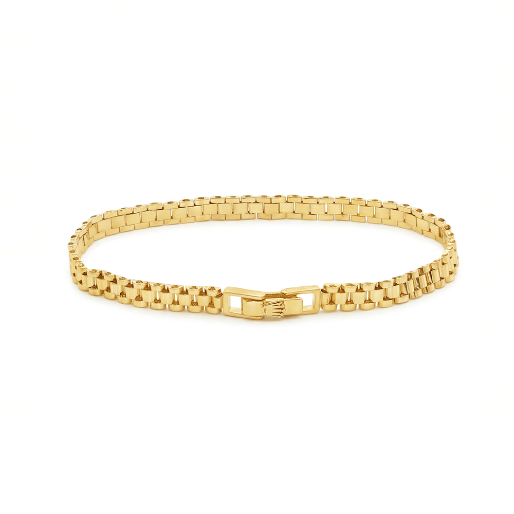 Rolex Style Gold Bracelet – 18K Luxury Gold Bracelet