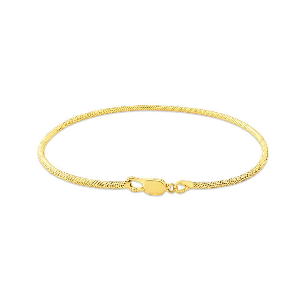 18K Gold Snake Chain Bracelet | Minimal Luxury Bracelet