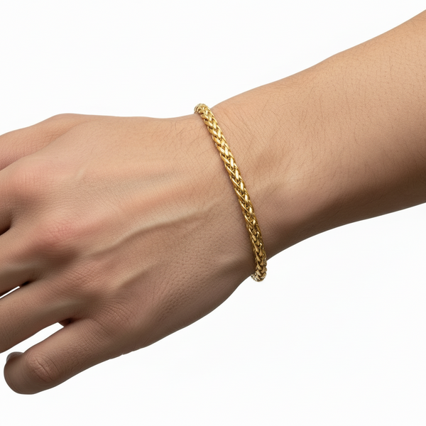 Gold Jewellery Rope Gold Bracelet hover