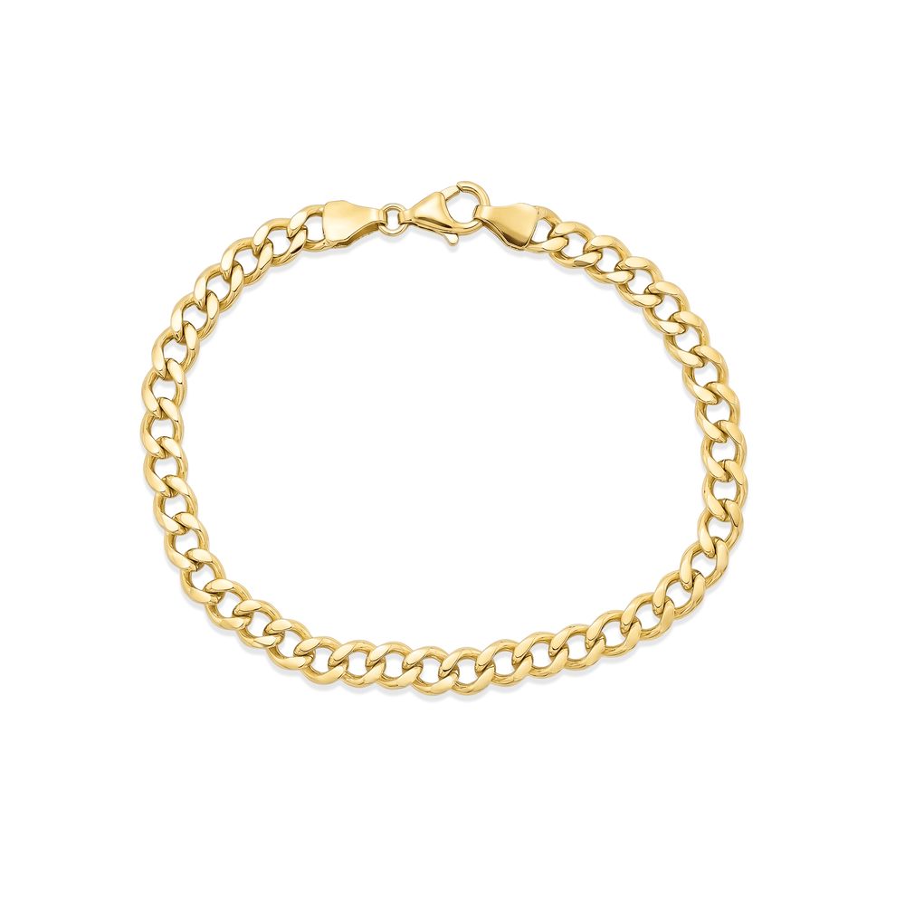 18K Hollow Gold Cuban Bracelet