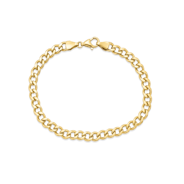 18K Hollow Gold Cuban Bracelet