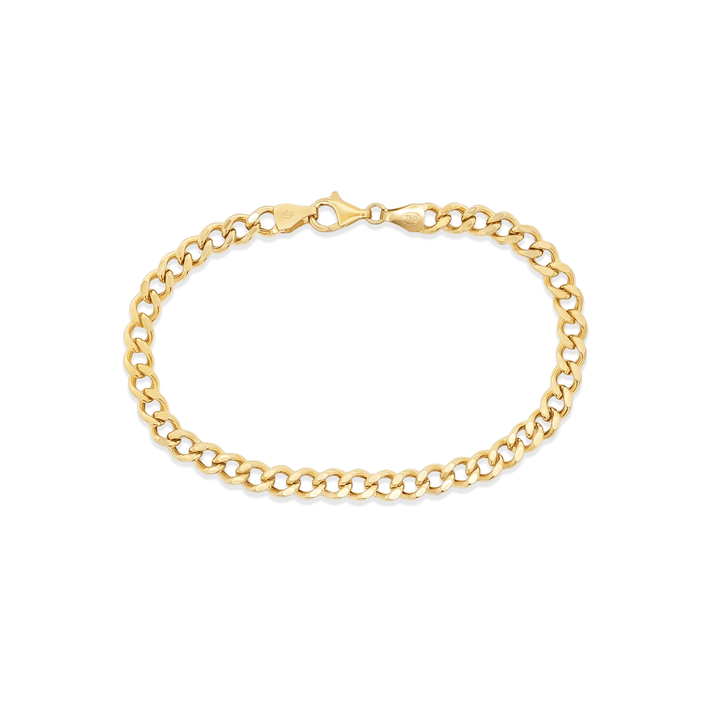 Gold Jewellery Cuban Bracelet – Timeless Luxury in 18K Gold