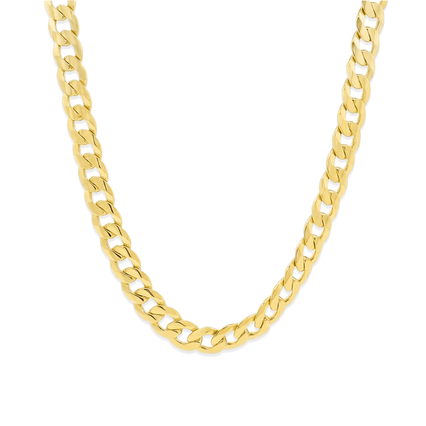 18k Gold Solid Cubain Chain – Luxury Dubai Jewellery