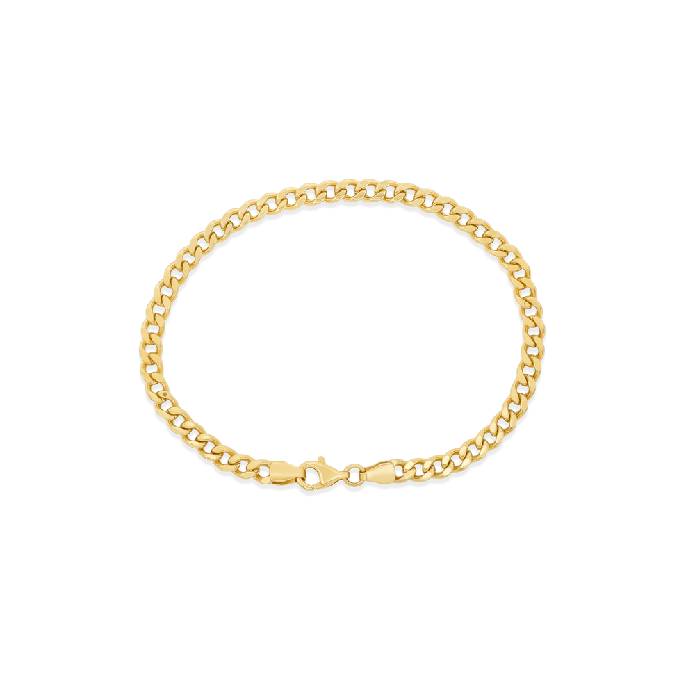 18K Gold Imperial Curb Link Bracelet