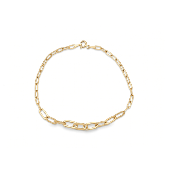 18K Gold Jewellery Link Bracelet for Women