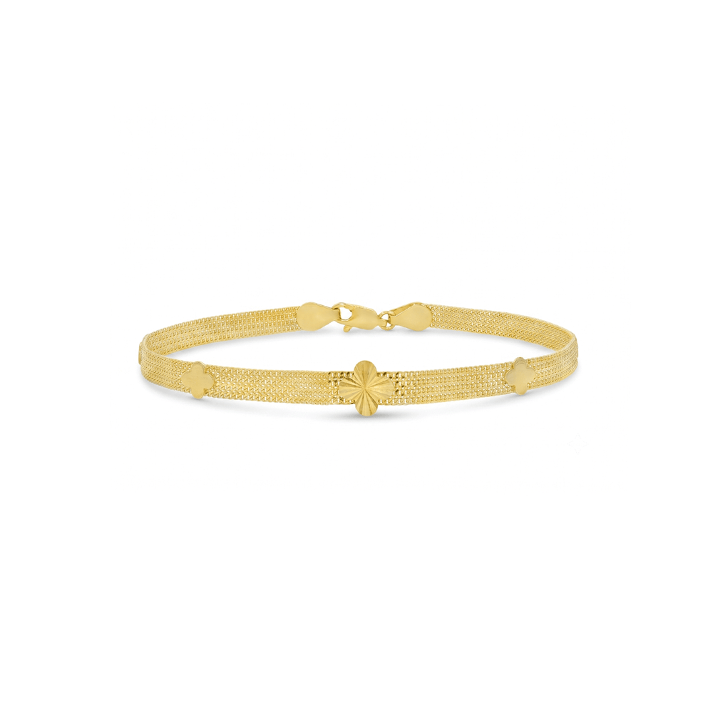 Golden Clover Radiance Bracelet