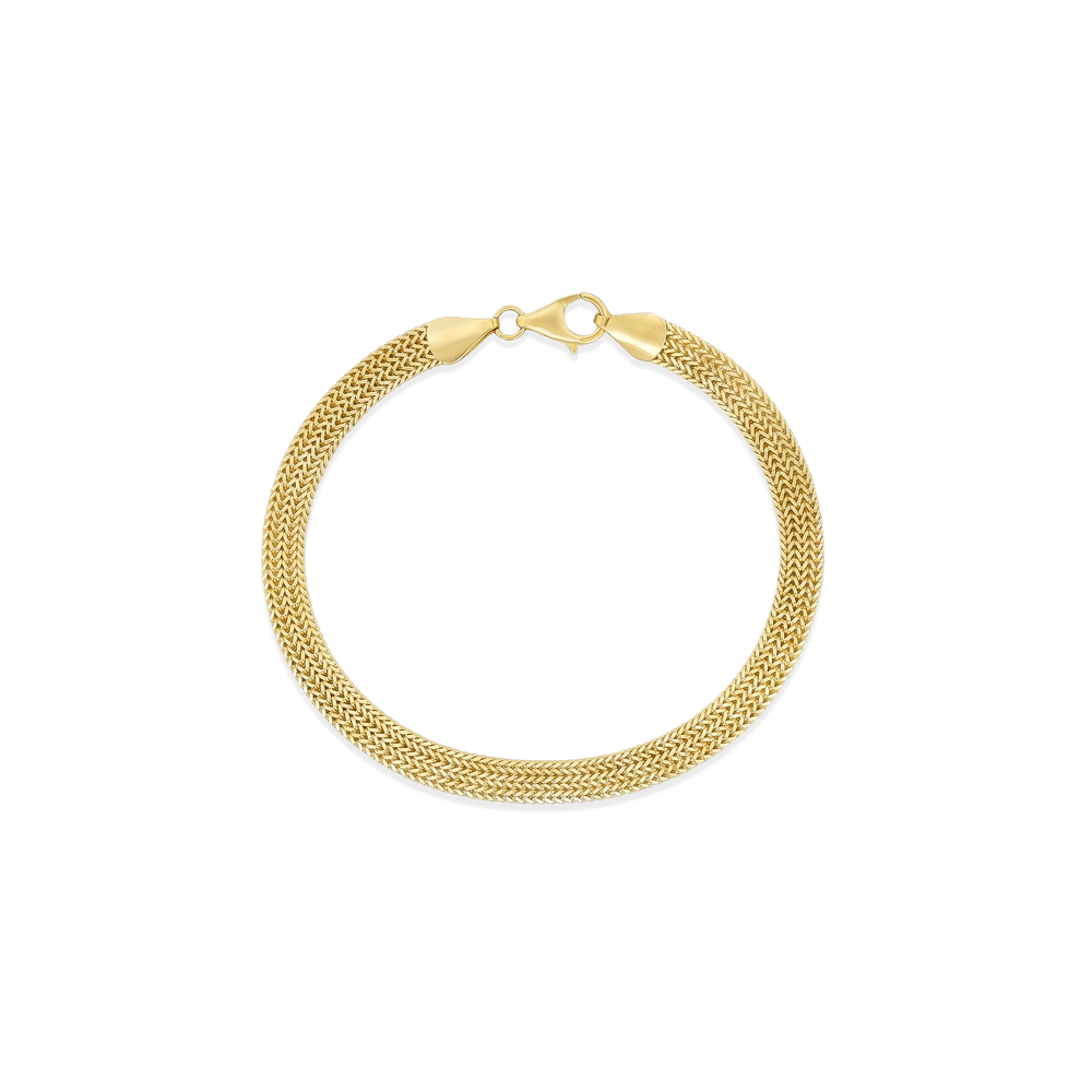 Imperial Weave Gold Bracelet – 18K Gold