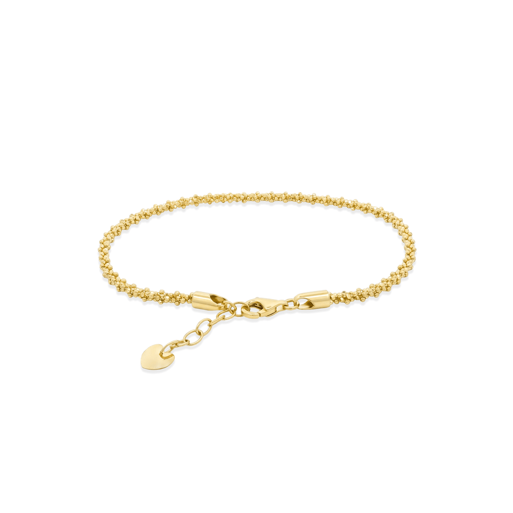18K Gold Golden Beadline Bracelet