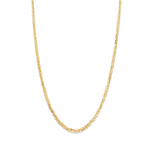 18k Gold Rope Chain Necklace – Premium Dubai Jewellery hover
