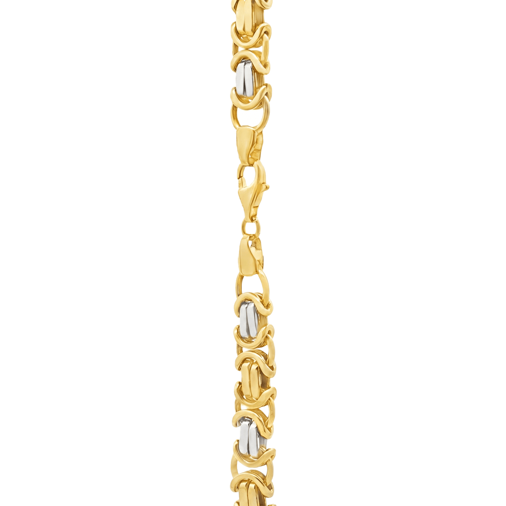 18K Gold Two-Tone Fusion Link Necklace