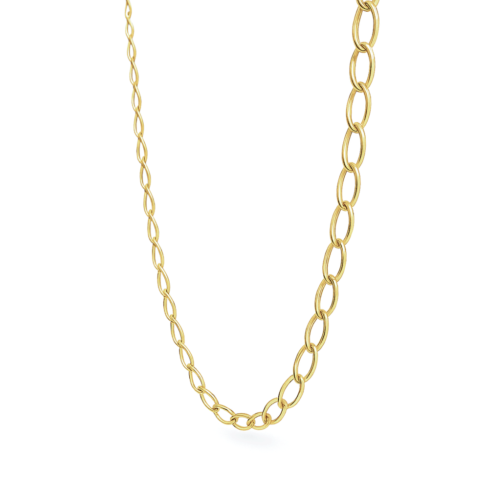 Gold Cable Chain Necklace – 18K Gold