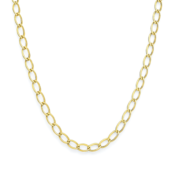 Gold Cable Chain Necklace – 18K Gold