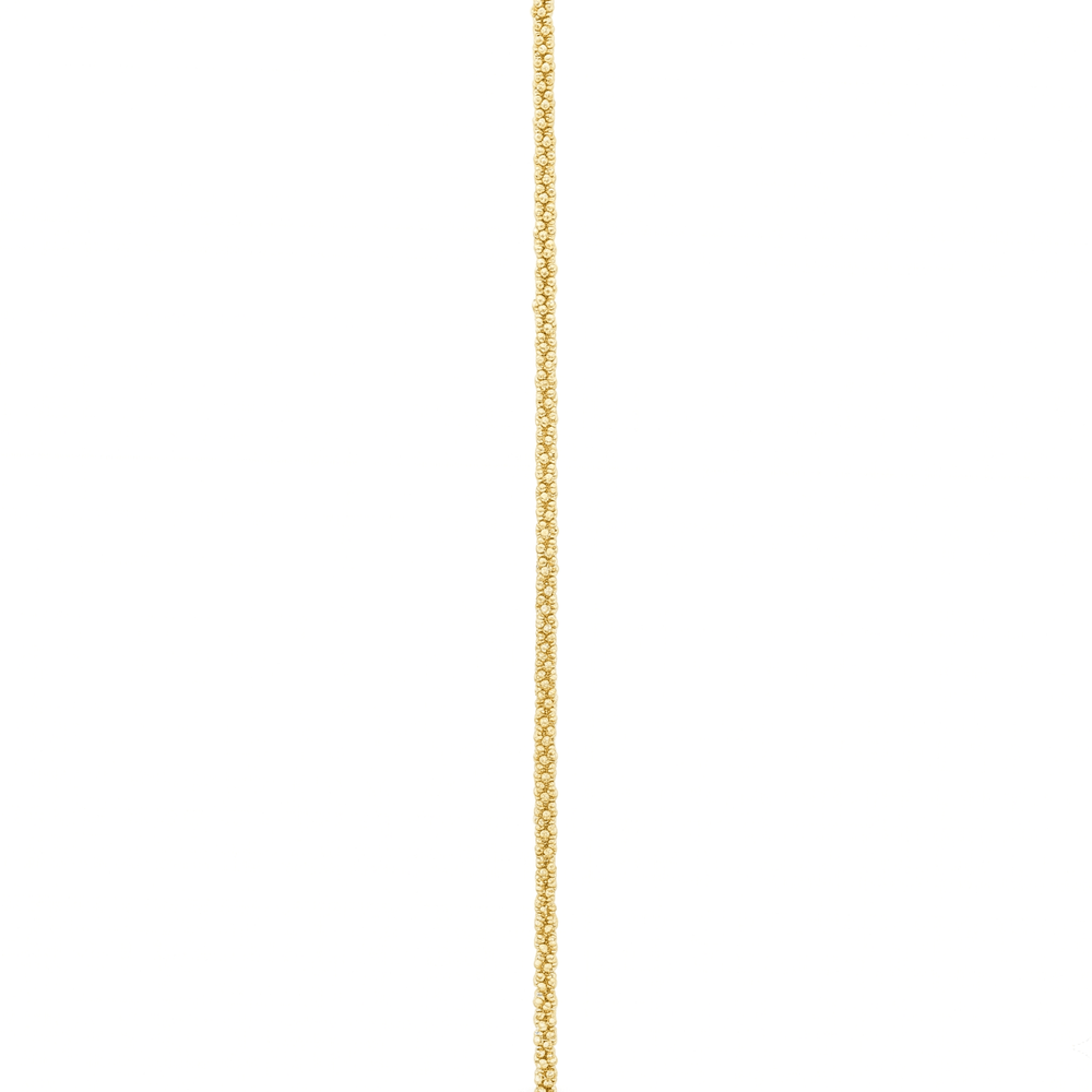 18K Yellow Gold Golden Whisper Chain Necklace – High-Polish Finish | 19 Inches