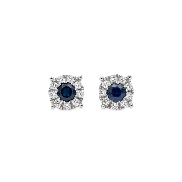 Royal Sapphire Radiance Studs Earrings