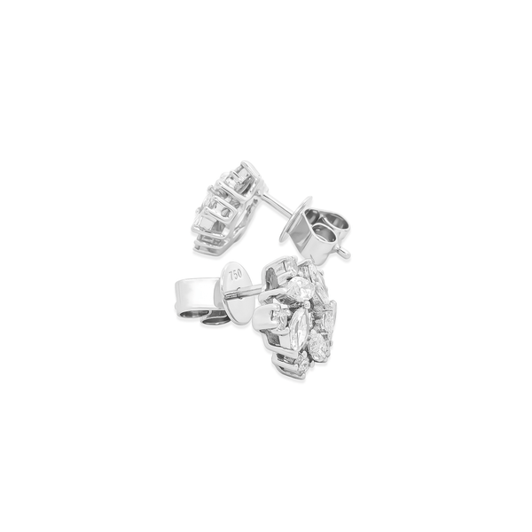 Natural Diamond Marquise Bloom Diamond Studs hover