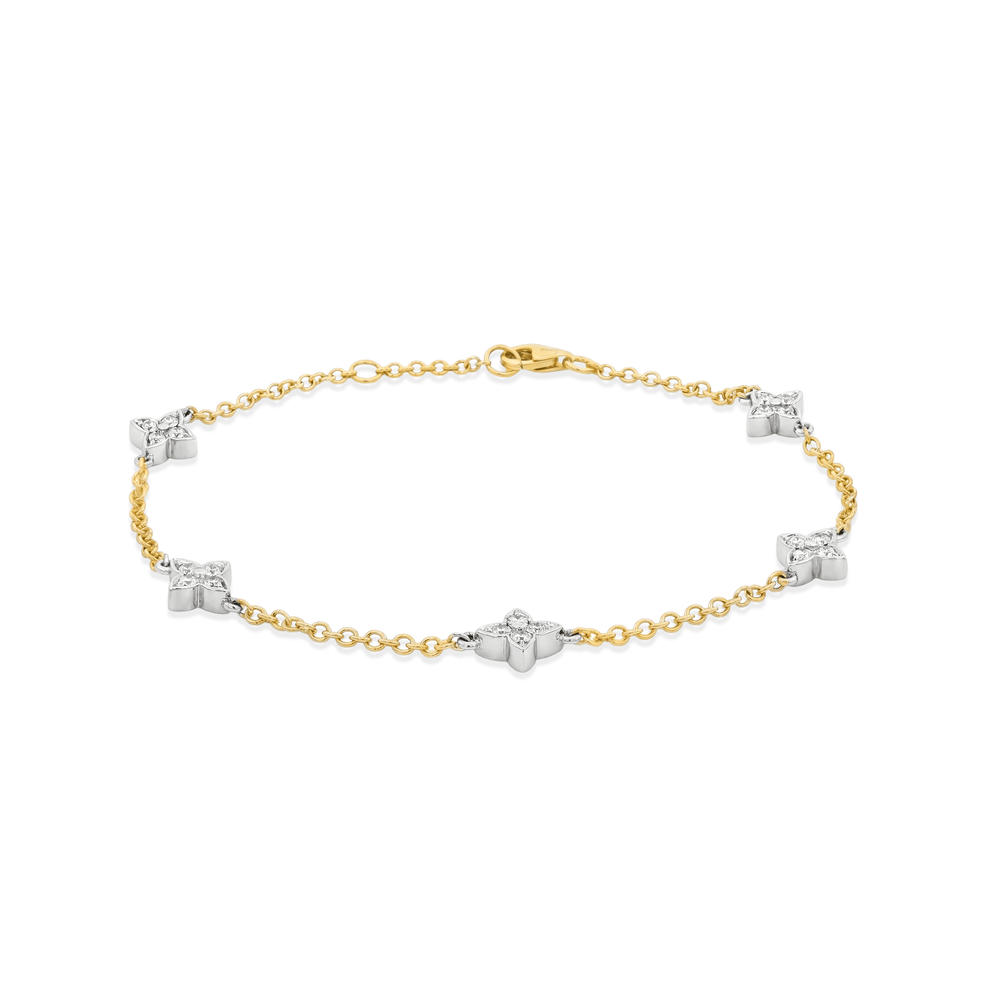 Natural Diamond Bracelet in 18K White Gold | Luxury Fine Jewellery