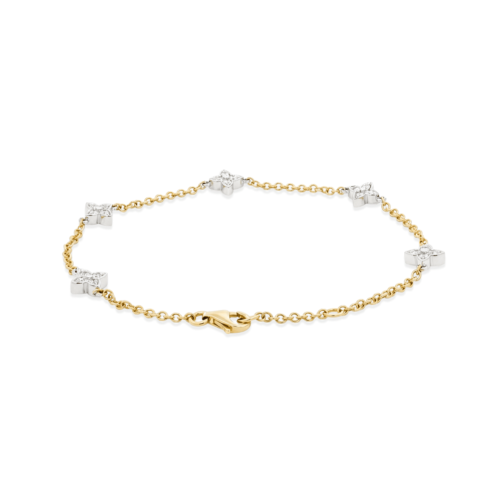 Natural Diamond Bracelet in 18K White Gold | Luxury Fine Jewellery