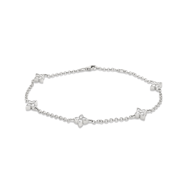 Natural Diamond Bracelet in 18K White Gold | Luxury Fine Jewellery