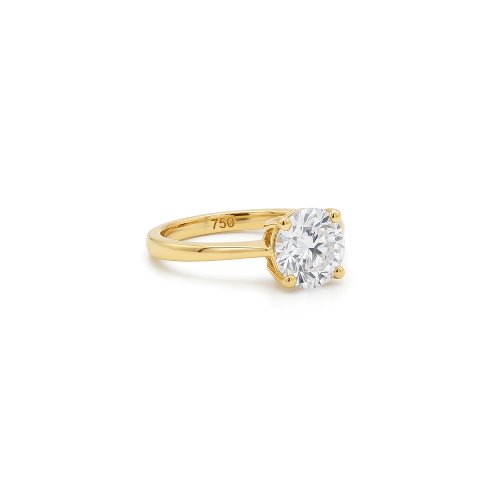 Lab Grown Diamond Solitaire Engagement Ring