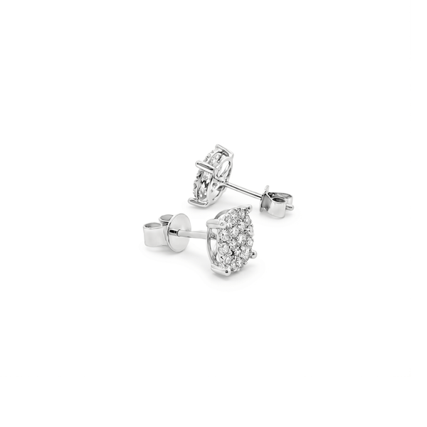 Natural Diamond Cluster Radiance Studs hover