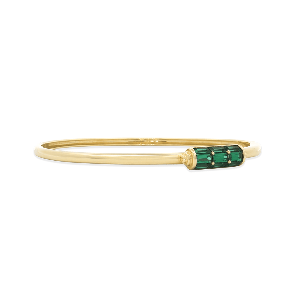 Emerald Bar Luxe Bangle