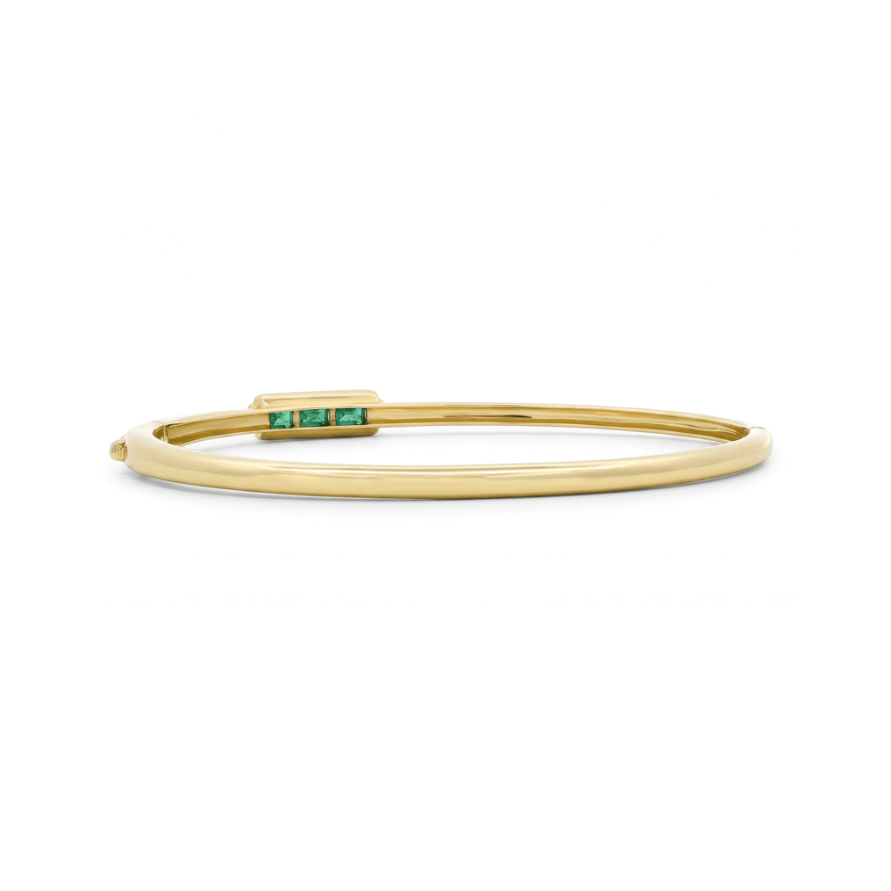Emerald Bar Luxe Bangle