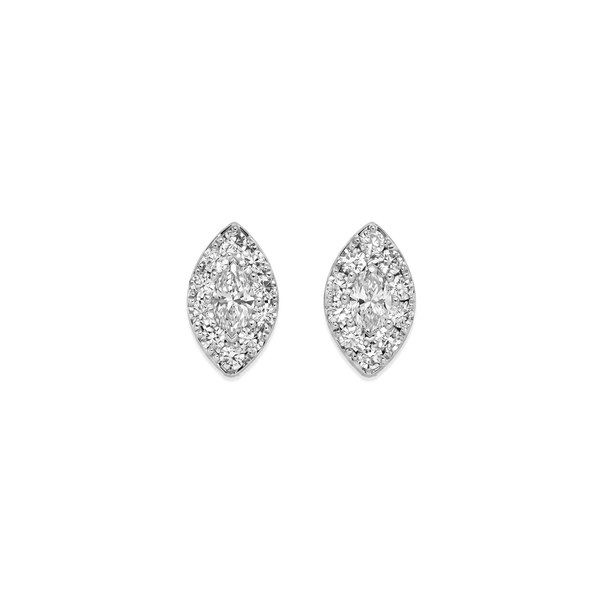 Natural Diamond Eternal Marquise Diamond Studs