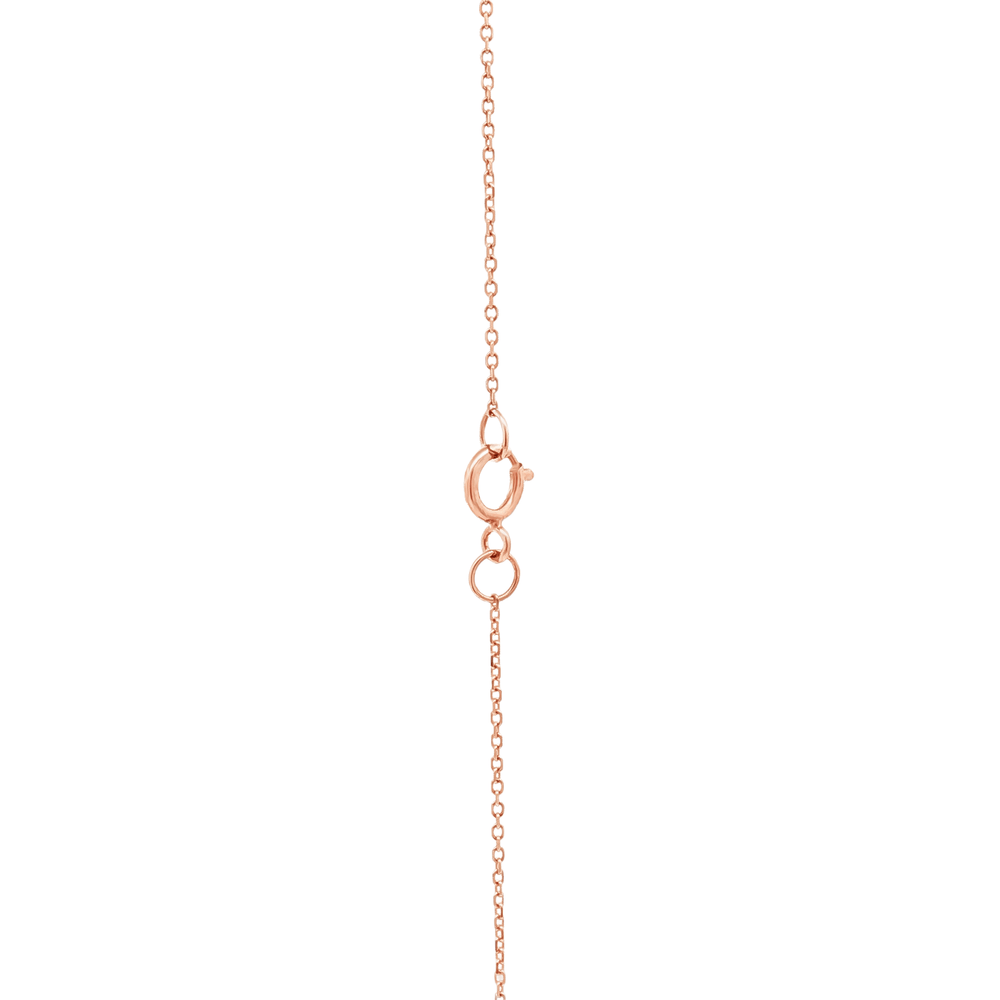 18K Rose Gold Butterfly Pendant Necklace