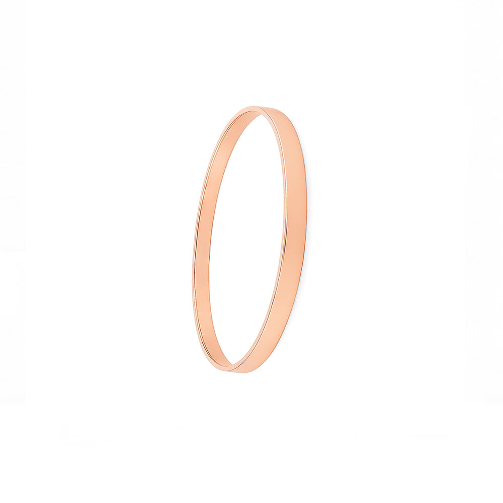 18K Gold Bangle – High Polish Finish