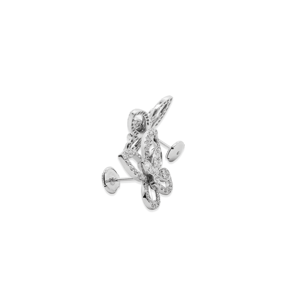 Natural Diamond Butterfly Bloom Studs hover