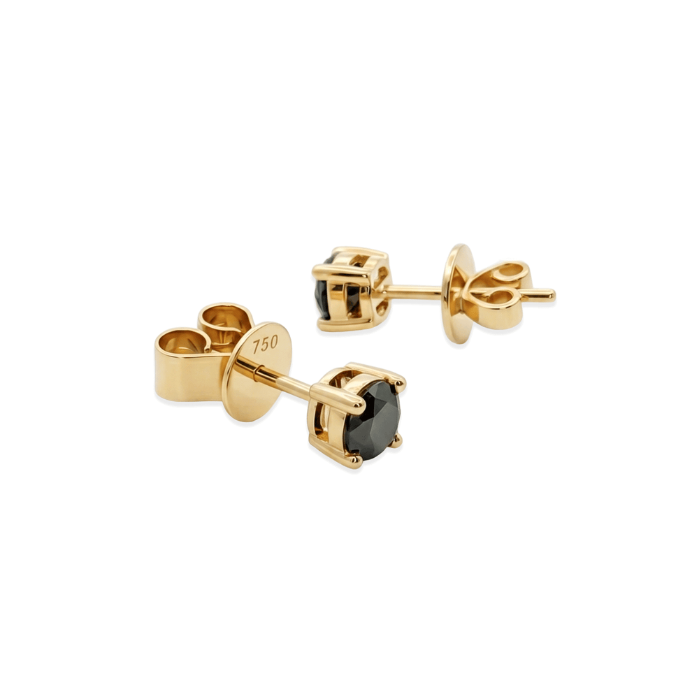 Natural Diamond Eternal Noir Diamond Studs