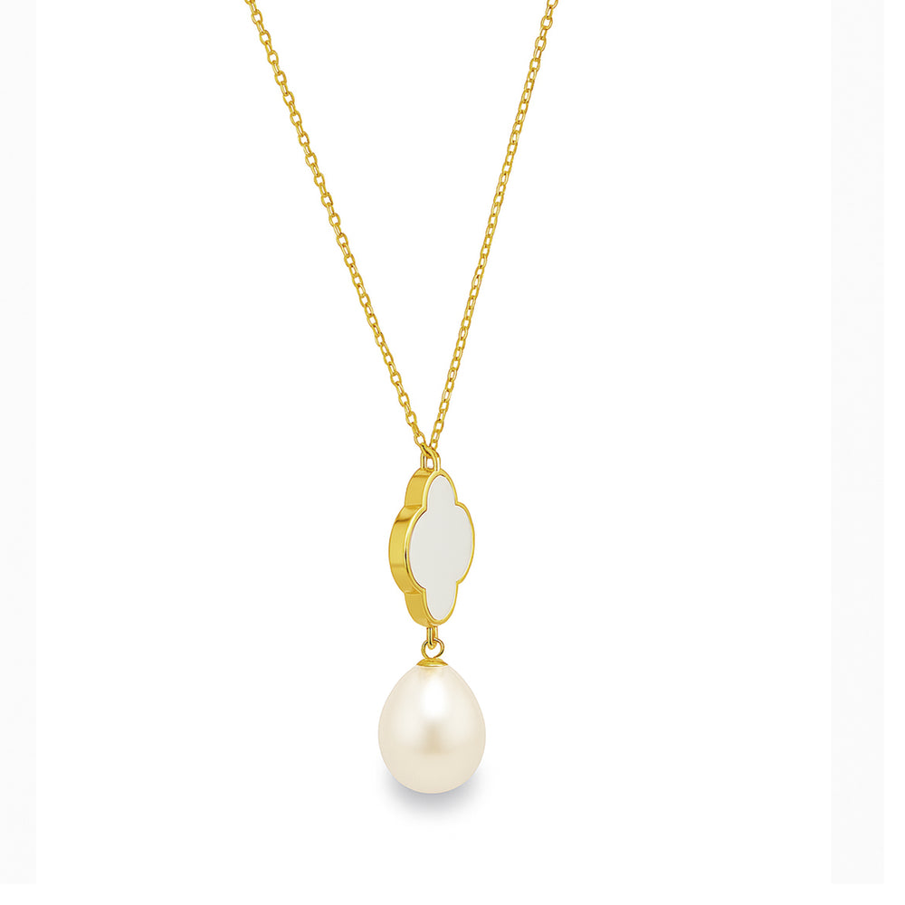 18K Gold Pearl Necklace | Luxury Pearl Jewellery Dubai
