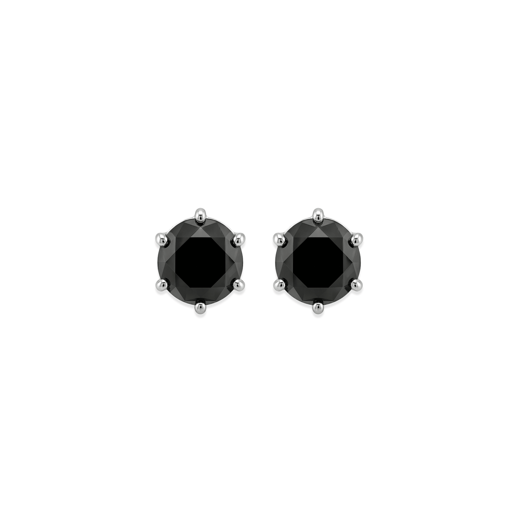 Natural Diamond Black Diamond Classic Studs