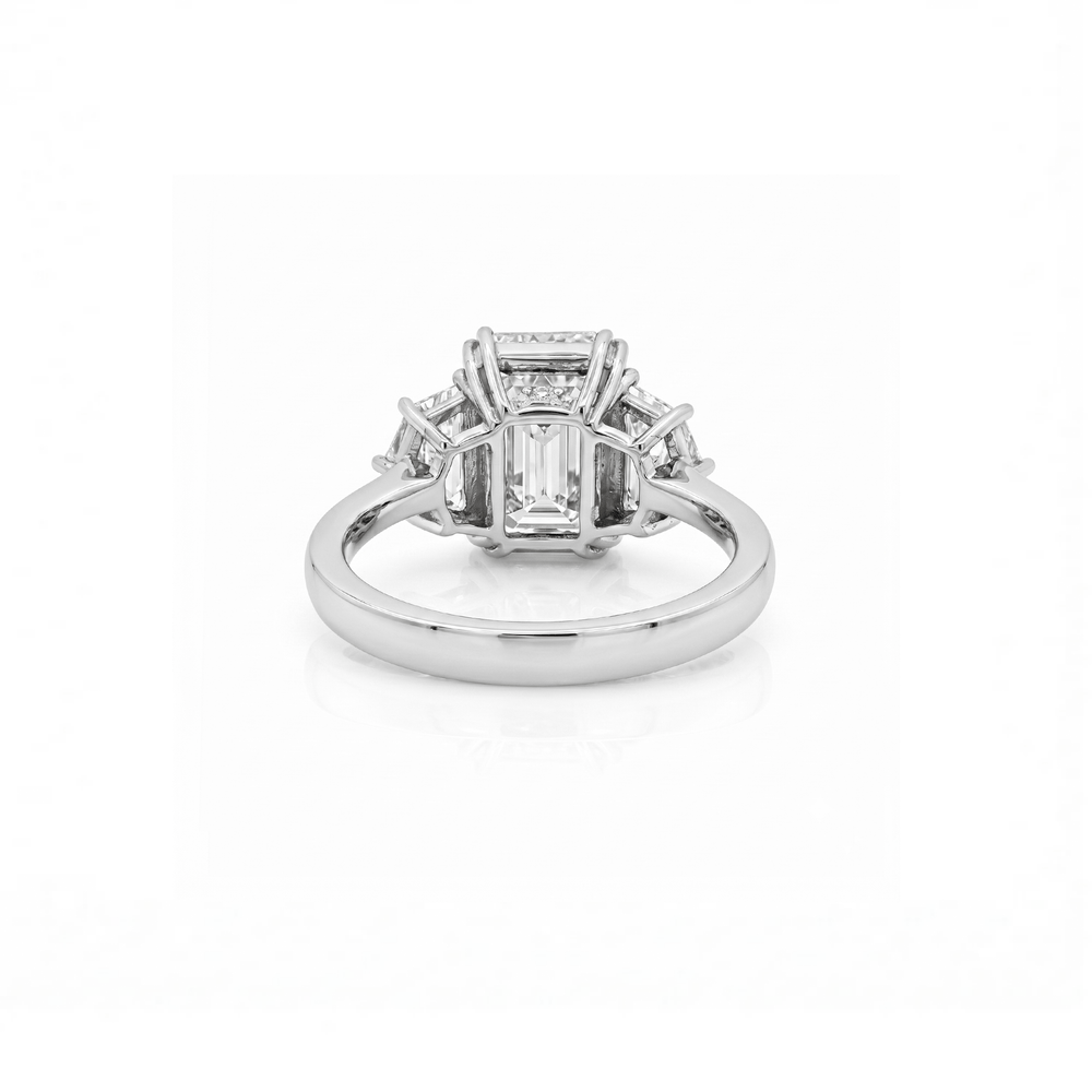Lab Grown Diamond Three Stone Engagement Ring