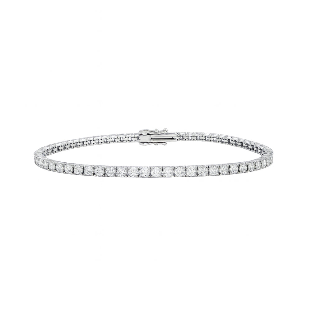 Lab Grown Diamond Tennis Bracelet – 18K Gold