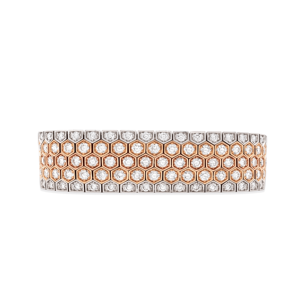 Imperial Honeycomb Diamond Bracelet