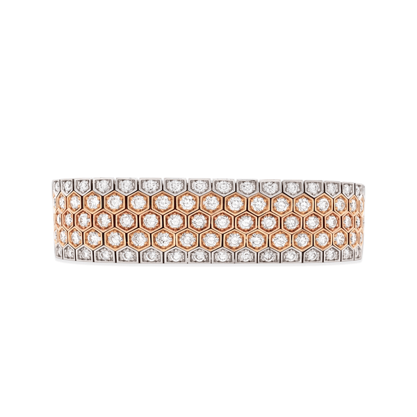 Imperial Honeycomb Diamond Bracelet