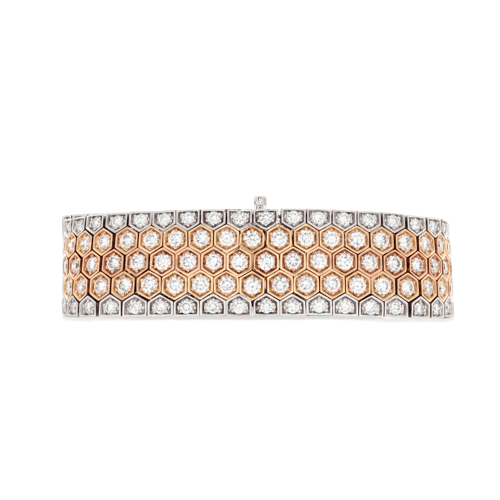 Imperial Honeycomb Diamond Bracelet