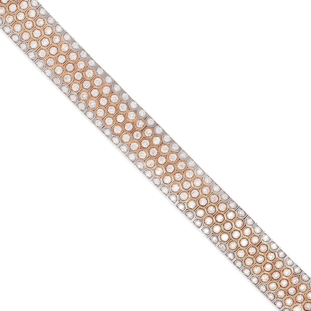 Imperial Honeycomb Diamond Bracelet