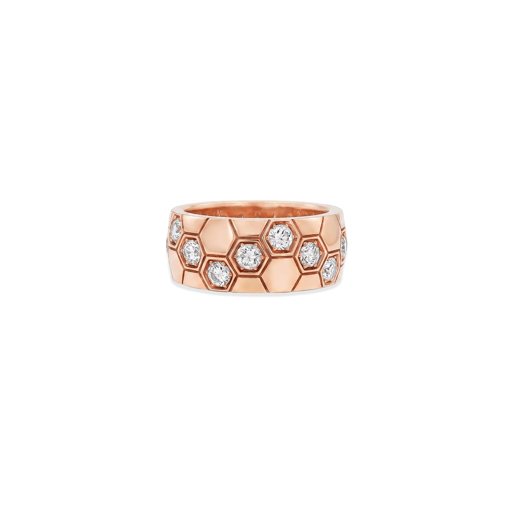 Natural Diamond Hexa Royale Diamond Band