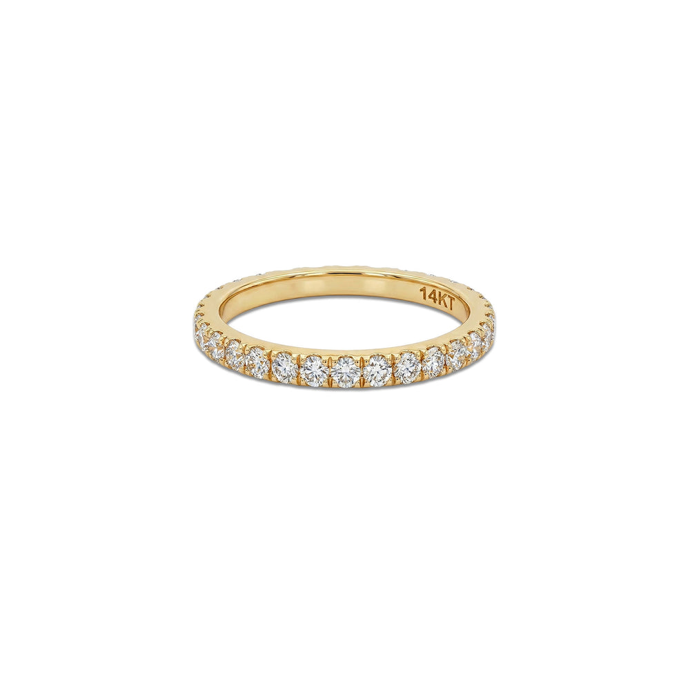 Lab Grown Diamond Eternity Ring 14K Yellow Gold