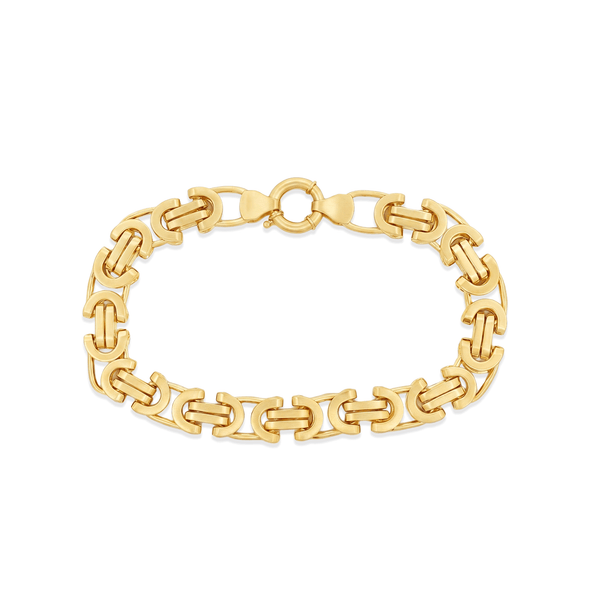 18K Gold Men’s King Bracelet – Premium Dubai Gold Jewellery