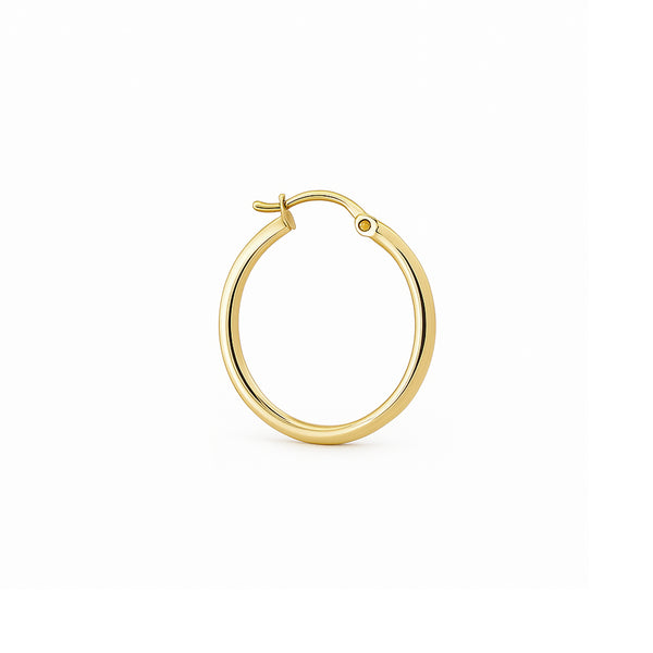 Gold Hoop Earrings 18k Yellow Gold – Flashy Jewellery hover