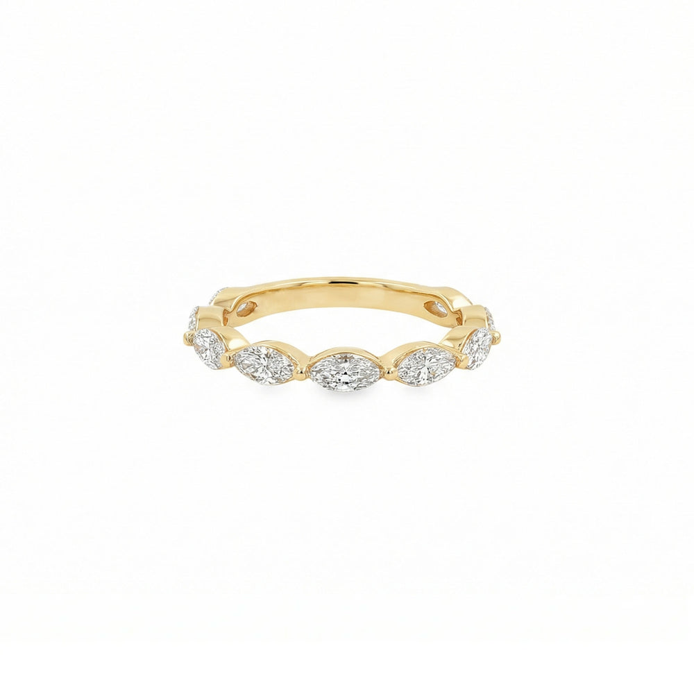 14K Yellow Gold Lab Grown Diamond Eternity Ring