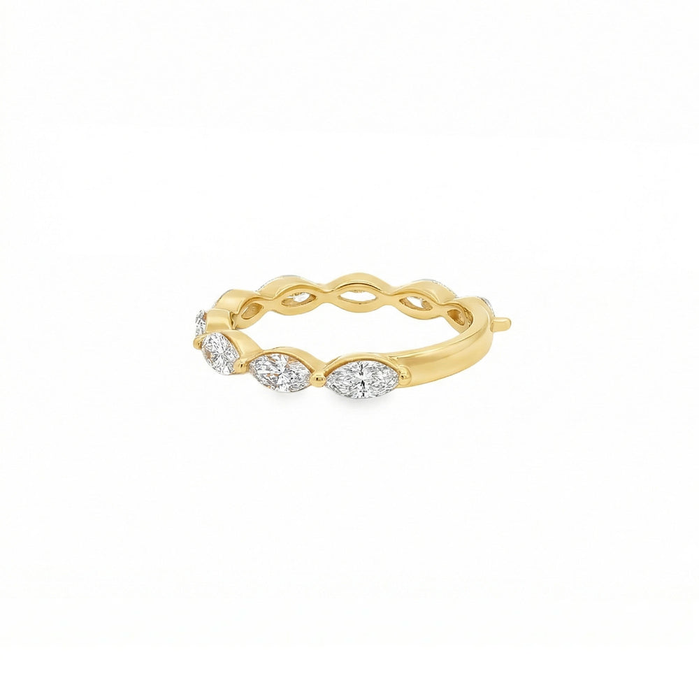 14K Yellow Gold Lab Grown Diamond Eternity Ring