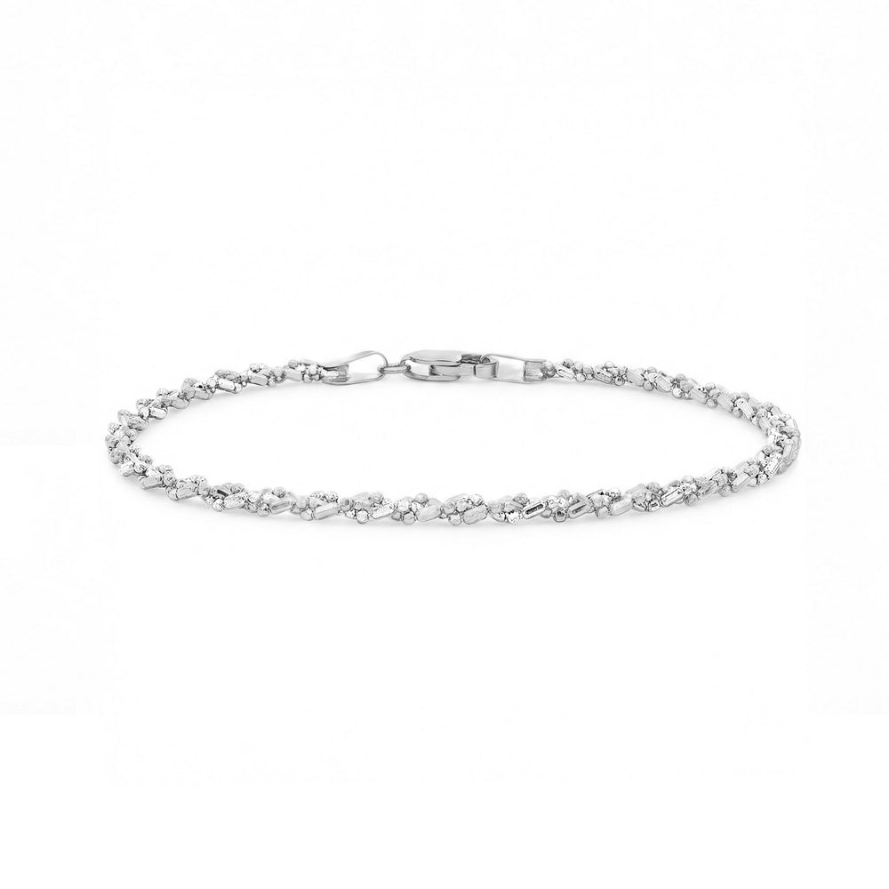 18K White Gold Unisex Bracelet | Flashy Jewellery Dubai