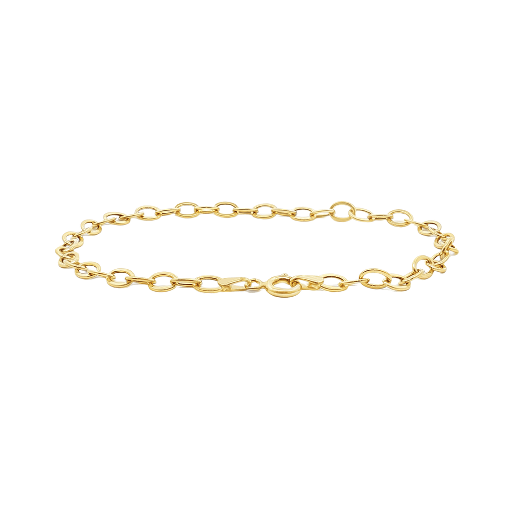 18k Gold Rolo Bracelet – Luxury Dubai Jewellery