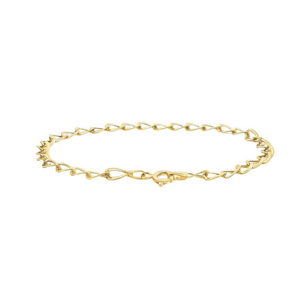 Gold Link Bracelet in 18K Gold