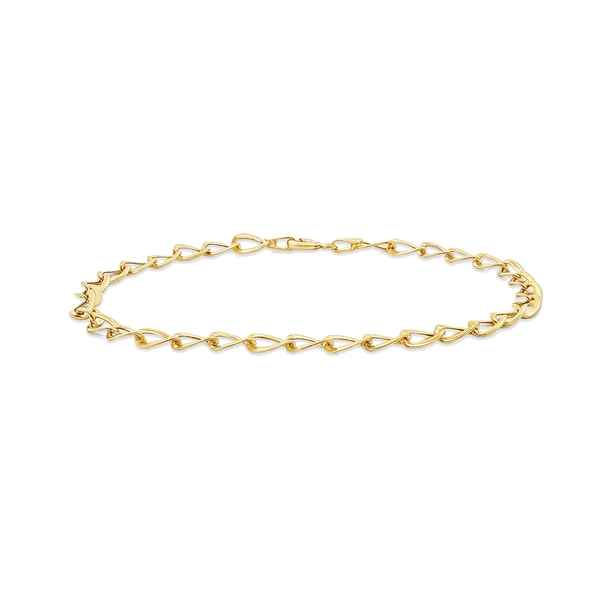 Gold Link Bracelet in 18K Gold